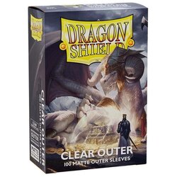 Arcane Tinmen Dragon Shield 100 Standard Outer Sleeves - Clear Cene