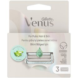 Venus Gillette za stidne dlačice i kožu, 3 dopune za brijač Cene