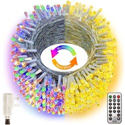 Ikonka novoletne lucke veriga 500 LED RGBW barvne 50m 8 funk Cene