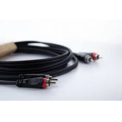 Cordial 14836 utičnica / Cinch audio priključni kabel [2x muški cinch konektor - 2x muški cinch konektor] 1.50 m crna PV Cene