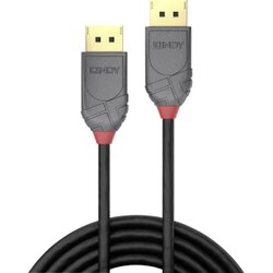 Lindy DisplayPort priključni kabel 5.00 m crna DisplayPort 1.2 Cene
