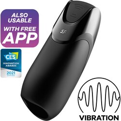 Satisfyer Men Vibration+ Connect App Black Cene
