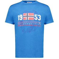 Geographical Norway Majica kratak rukav japigal db royal blue men 254 M Cene
