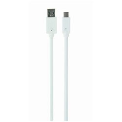 Cablexpert USB 3.0 AM to Type-C cable (AM CM), 1 m, white Cene