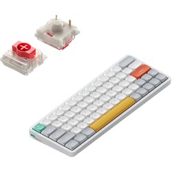 Nuphy Air60 V2 Brezžična Mehanska Tipkovnica Slim Ionic White Red Switch / Bluetooth / 2.4GHz, (22126180) Cene