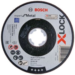 Bosch X-LOCK Expert for Metal 125x1,6x22,23 za ravno sečenje 2608619254, AS 46 S BF, 125 mm, 1,6 mm Cene