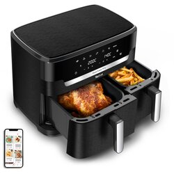 Tefal EY9428 dual easy fry xxl dvojna dvojna vroc zrak friteza Cene
