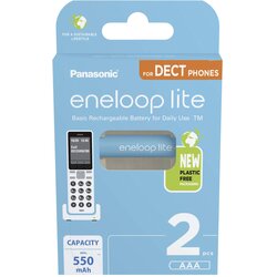 ENELOOP lite DECT HR03 micro (AAA)-akumulator NiMH 550 1.2 V 2 kos, (20439563) Cene