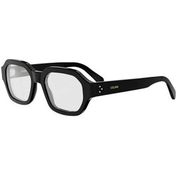 Celine 3 DOTS Black Geometric Eyeglasses - ONE SIZE (53) Cene