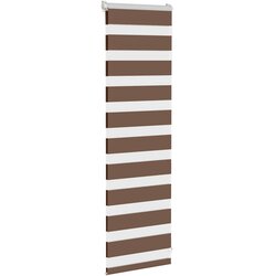 vidaXL Zebra zavesa rjava 40x100 cm širina blaga 35,9 cm poliester, (5000297108) Cene