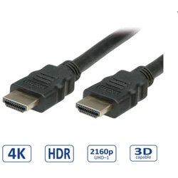 STANDARD HDMI Ultra HD kabel sa mrežom, M/M, v2.0, crni, 1.0m S3700 Cene