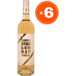 Nikolas Wines Chardonnay Premium Belo vino, 0.75l, 6 komada Cene