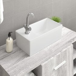vidaXL Umivaonik bijeli 48 x 25 x 15 cm keramički Cijene