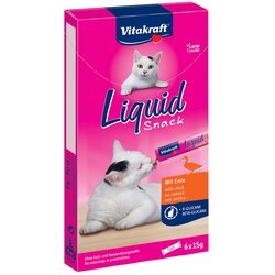 Vitakraft Cat Liquid-Snack Raca & ß-glukani - 6 x 15 g Cene