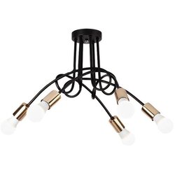 Toolight Svjetiljka Paradise 5 Crno zlato APP518-5C Cijene