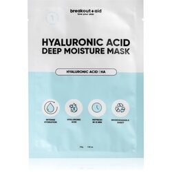 breakout + aid Hyaluronic Acid Deep Moisture Mask hidratantna sheet maska s hijaluronskom kiselinom 34 g Cene