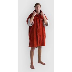 Dryrobe Fullzip Towel Robe Organic Cotton Surf poncho orange Cene