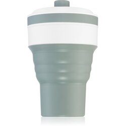 KidPro Collapsible Mug skodelica s slamico Grey 350 ml Cene