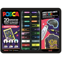 POSCA Set Markera Groovy 20/1 U Metalnoj Kutiji Cene