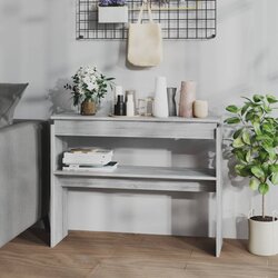 vidaXL Konzolni stol boja hrasta sonome 102x30x80 cm konstruirano drvo Cijene
