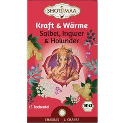 Shoti Maa Bio čaj "Kraft & Wärme" - kadulja, đumbir i bazga - 16 vrećica čaja Cene
