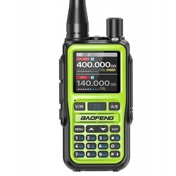 BAOFENG UV-5R EU MINI USB-C Bluetooth VHF UHF Aviation Band Green Walkie-Talkie Cene