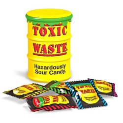 Toxic waste tvrda kisela bombona, žuta, 42g Cene