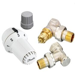 Danfoss Komplet s termostatsko glavo HOME (3-delni, RAS-C, RA-FN (NF) + RLV-S 15, 1/2", kotni) Cene