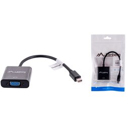 Lanberg Adaptador Minidisplayport Macho/VGA Hembra 20cm Negro, (21397070) Cene