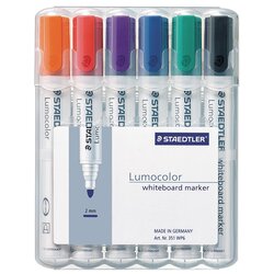 Staedtler Marker Lumocolor 351 WP6 1-2 mm, 6 kosov Cene
