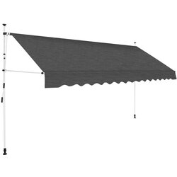 vidaXL tenda na ručno uvlačenje 350 cm antracit Cijene