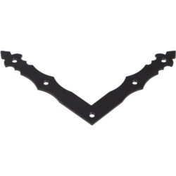 Nad 1C DEKORATIVNA KUTNA PLOČA CRNA 150X150X25X2,5MM 89902 Cene