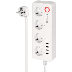  Kruger&Matz produžni kabel s 4 njemačke utičnice i 4xUSB 2100 mA Connect P6 Tuya Cijene