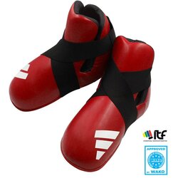 PrideShop Ščitniki za stopala Adidas - Super Safety Kicks ITF WAKO - Rdeča , Small Cene
