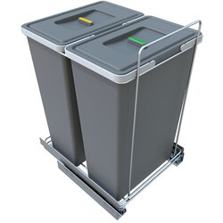 Elletipi plastična kanta za razvrstani otpad/ugradbena 60 l ecofil - elletipi Cene