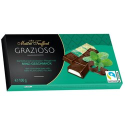 MAITRE TRUFFOUT Čokolada tamna sa mentom 8x12,5g Cene