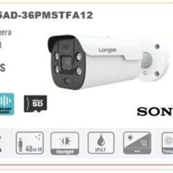 Full Color IP Bullet kamera 5MP 2.8mm 40m IR POE MicroSD utor + Dvosmjerni audio MMLCKL5AD-36PMSTFA12 Cene