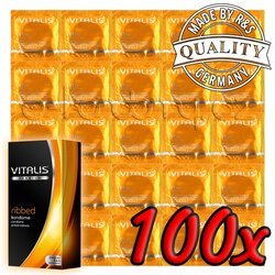 Vitalis Premium ribbed 100 pack Cene