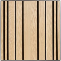 Atmosphera dekorativni zidni panel colva large 60 x 60 cm light wood, mdf Cene