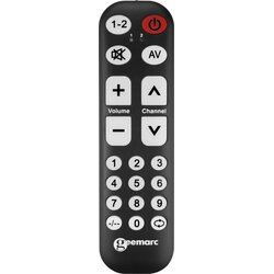Geemarc TV-10 prilagodljiv univerzalni daljinski upravljalnik z velikimi črkami in gumbi za do dve napravi TV-10 univerzalna daljinski upravlj, (20411342) Cene
