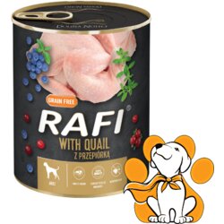 Rafi Dog GF Quail 800g, Vlažna Hrana Sa Prepelicom Za Izbalansiranu Ishranu Cene