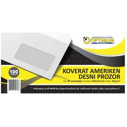 Koverat AMERIKEN DESNI PROZOR DP 1/100 SAMOLEPIV *SR Cene
