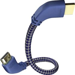Inakustik HDMI kabel HDMI-A vtič, HDMI-A vtič 2 m srebrno-modra 0042502 avdio povratni kanal, pozlačeni konektorji, obložen, Ultra HD (4k) HDMI HDMI k, (20410579) Cene
