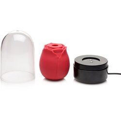 Bloomgasm Enchanted Rose 10X Clit Stimulator Red Cene