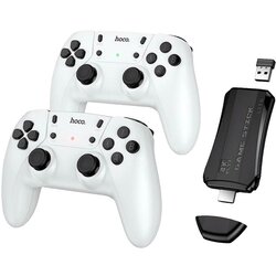 hoco. Hoco Konzola sa 2 bezična kontrolera Retro Game Stick, Bela Cene