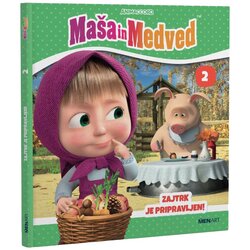 Maša in medved knjiga Zajtrk je pripravljen 2 Cene