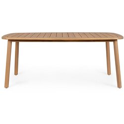 BIZZOTTO Vrtni stol od masivnog bagrema 99x183 cm Pablo – Cene