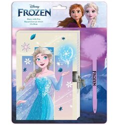 Luna Disney: Snježno kraljevstvo 2 tajni dnevnik s lokotom i pompon olovkom 12x18cm 60 listova Cene