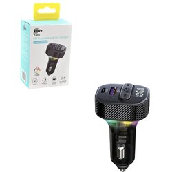 Kettz FM Transmiter i Punjač Yare – QC3.1 + Type-C PD30W, LED Cene