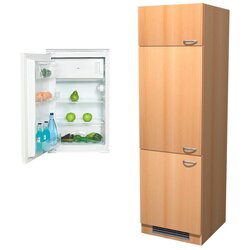 Flex-Well omara za vgradno napravo nano, barva bukve Cene